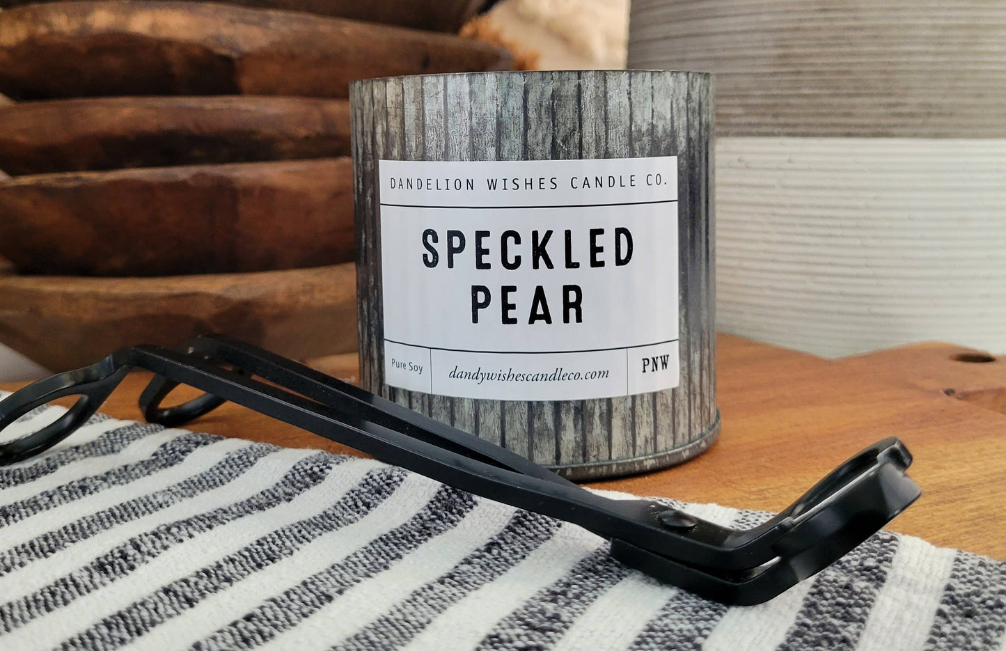 12 oz. Rustic Galvanized Tin Candle: Caramel Tobacco