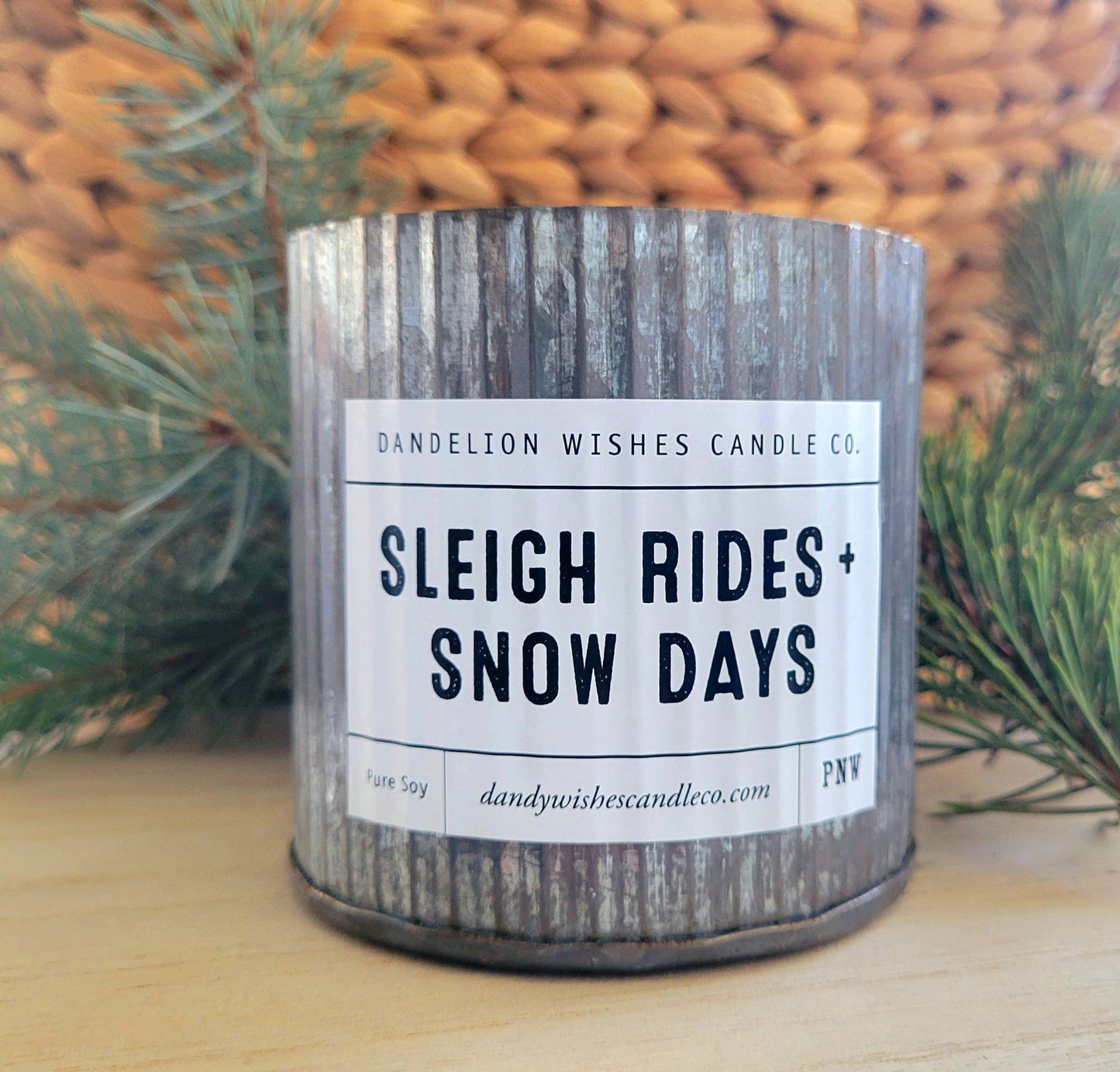 12 oz. Rustic Galvanized Tin: Sweater Weather