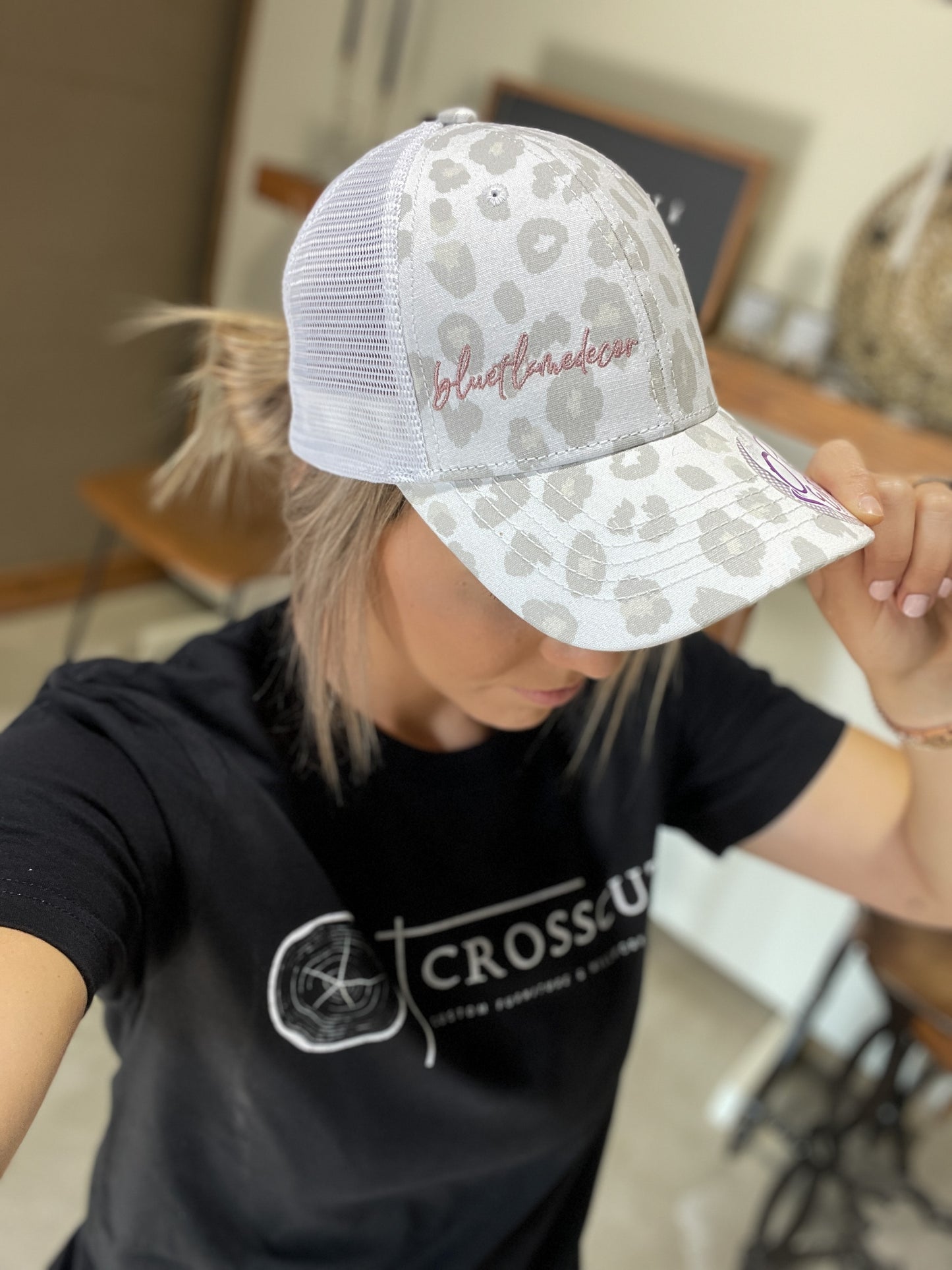 blueflamedecor Logo Embroidered Hat