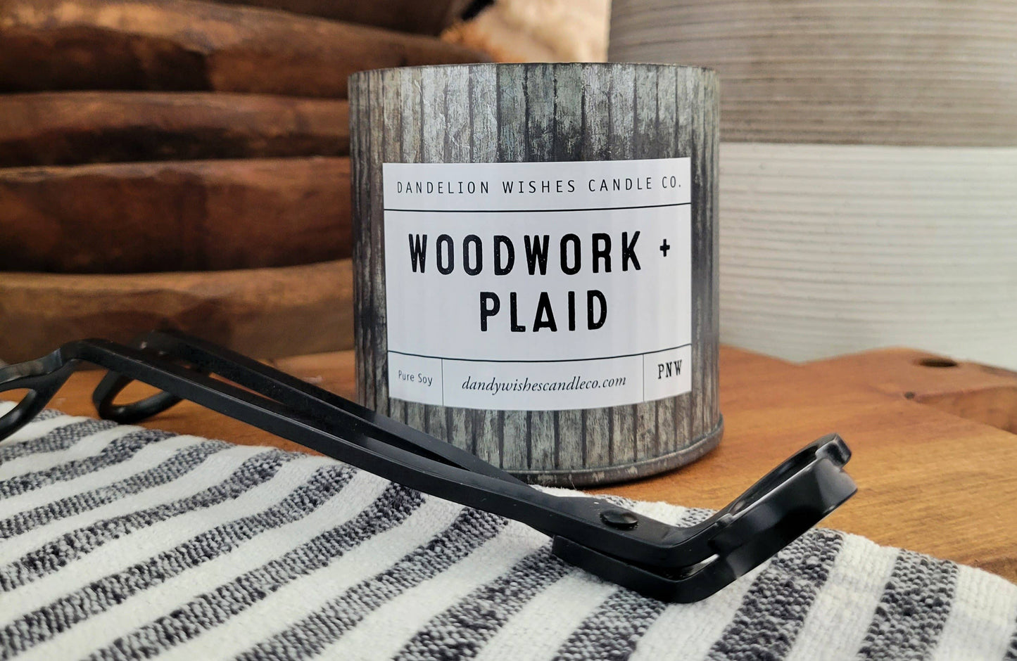 12 oz. Rustic Galvanized Tin Candle: Caramel Tobacco