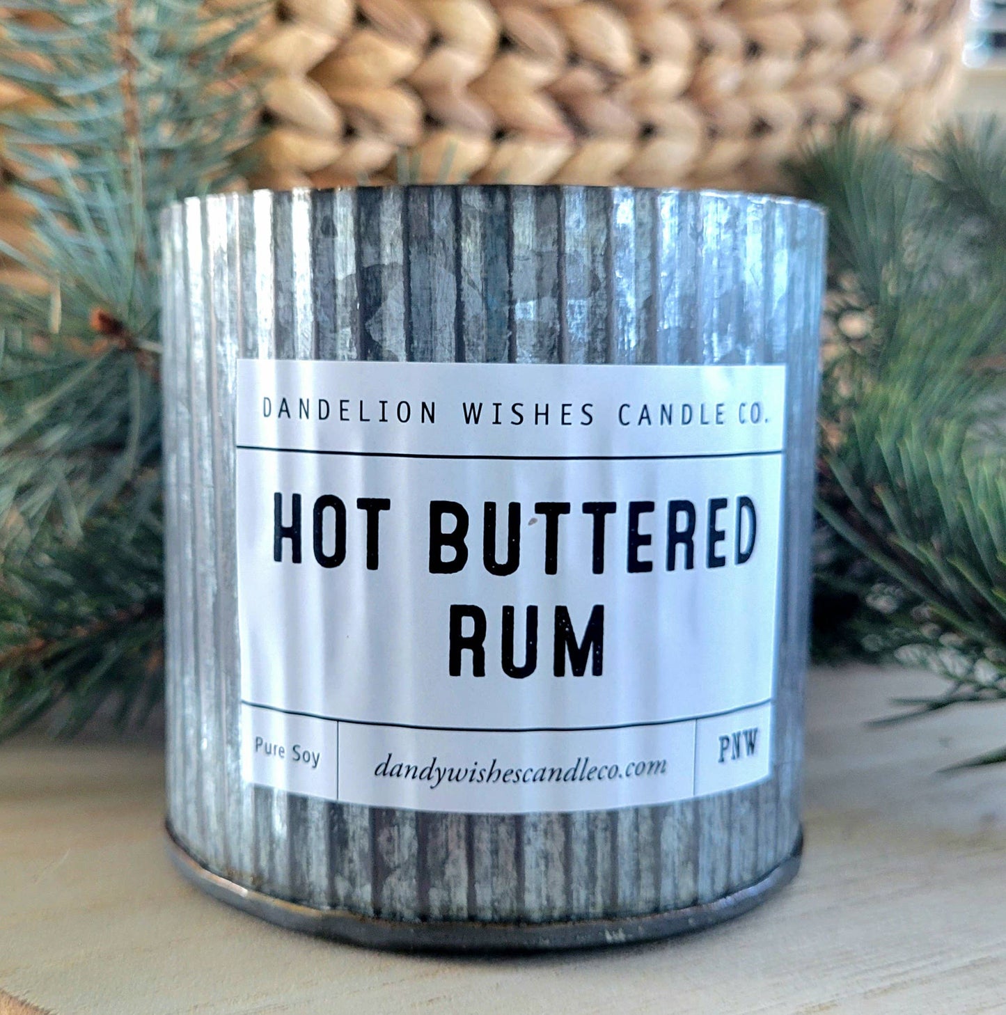 12 oz. Rustic Galvanized Tin: Sweater Weather