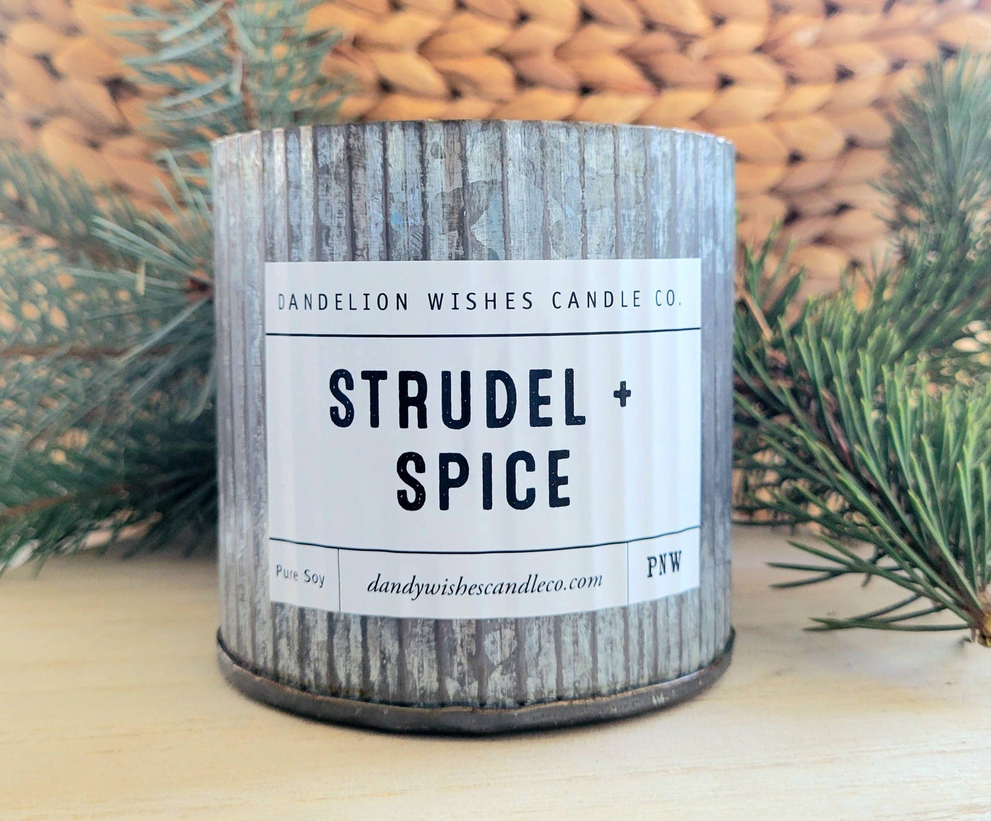 12 oz. Rustic Galvanized Tin: Sweater Weather