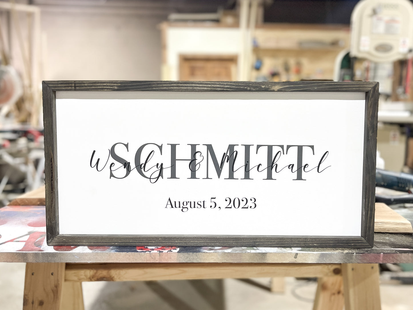 Customized Layered Name Sign
