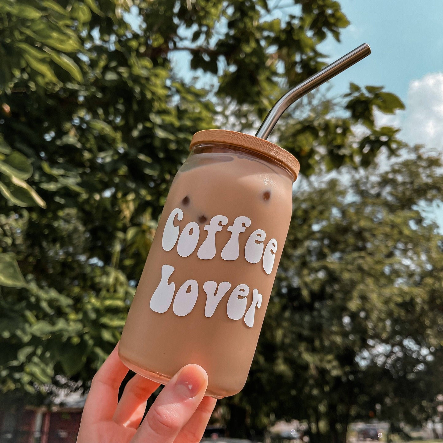 Coffee Lover Can Glass Cup