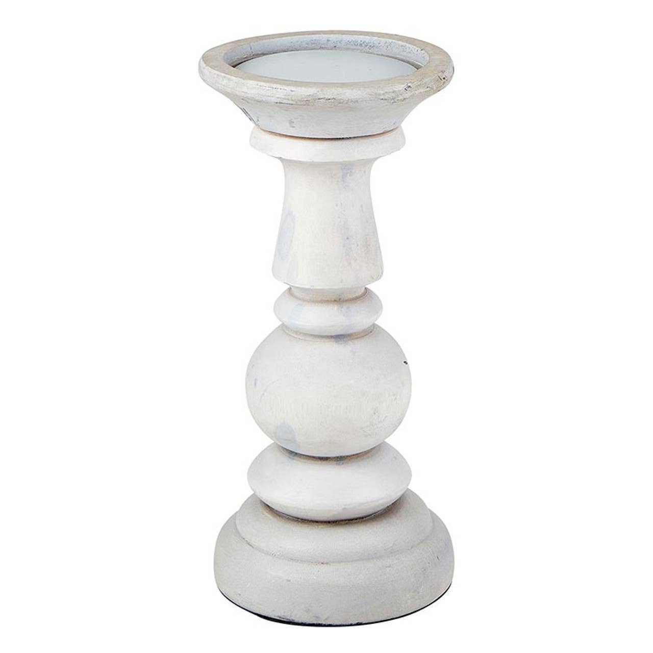 Light Gray Candle Holder Md