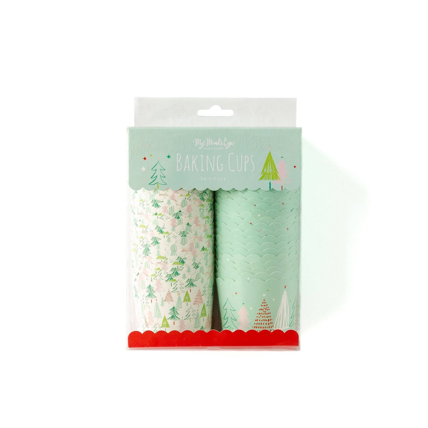 Whimsical Christmas Trees Food Cups