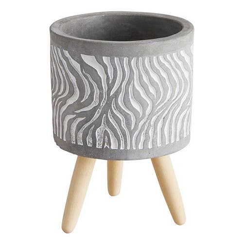 Swirl Pot w/ Legs