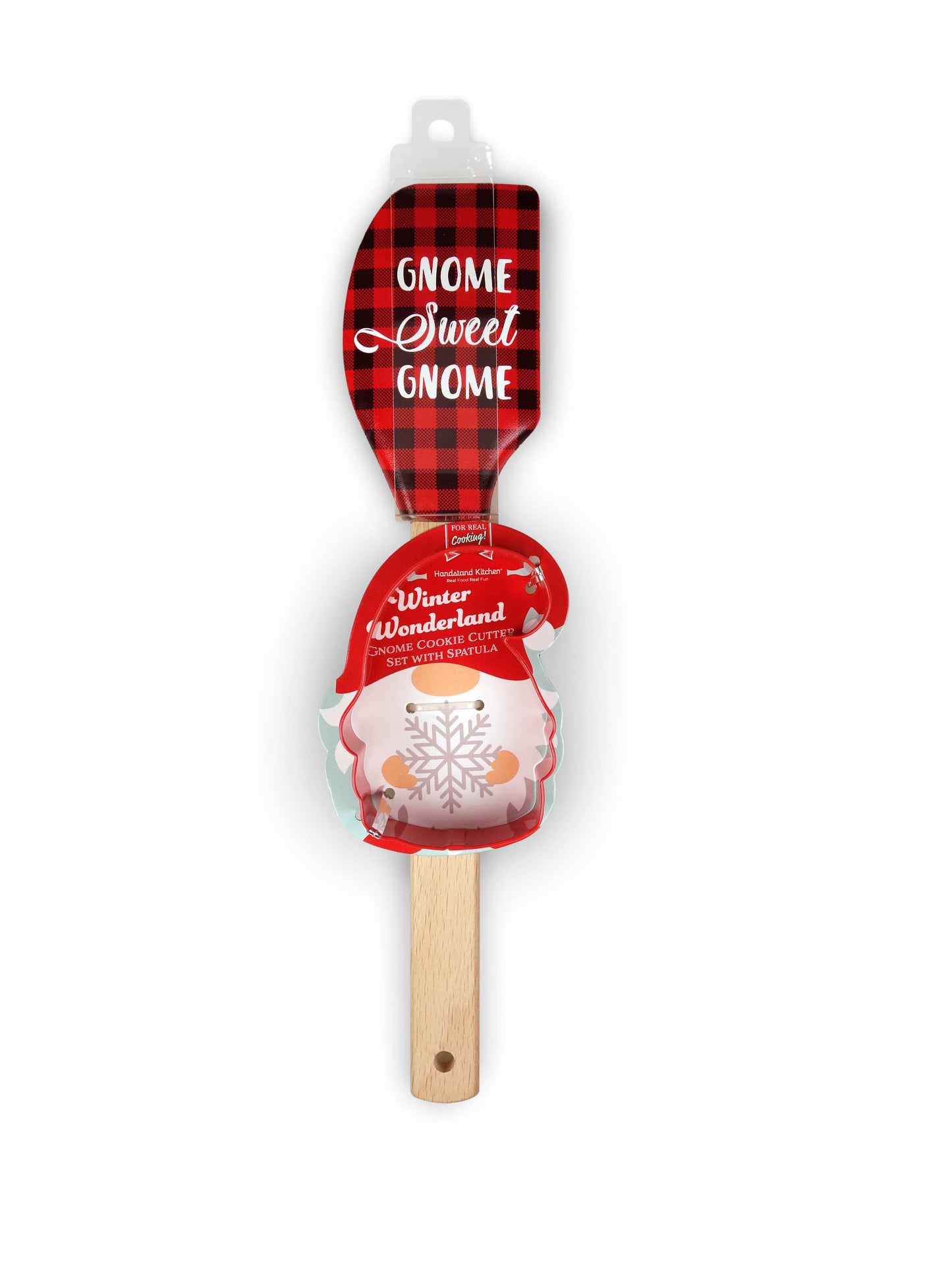 Winter Wonderland Gnome Cookie Cutter Set with Spatula