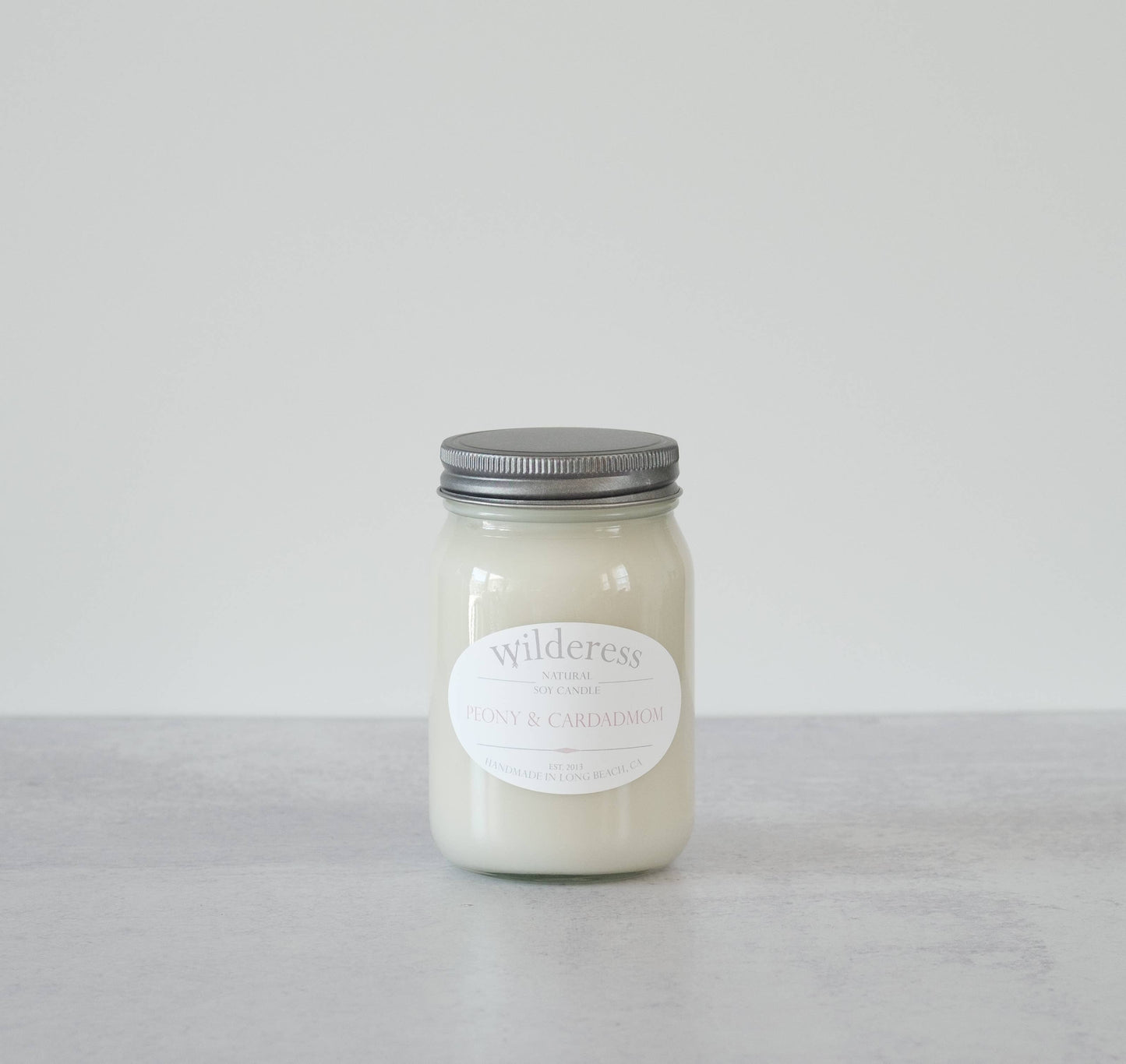 90 Hour Peony & Cardamom Soy Candle