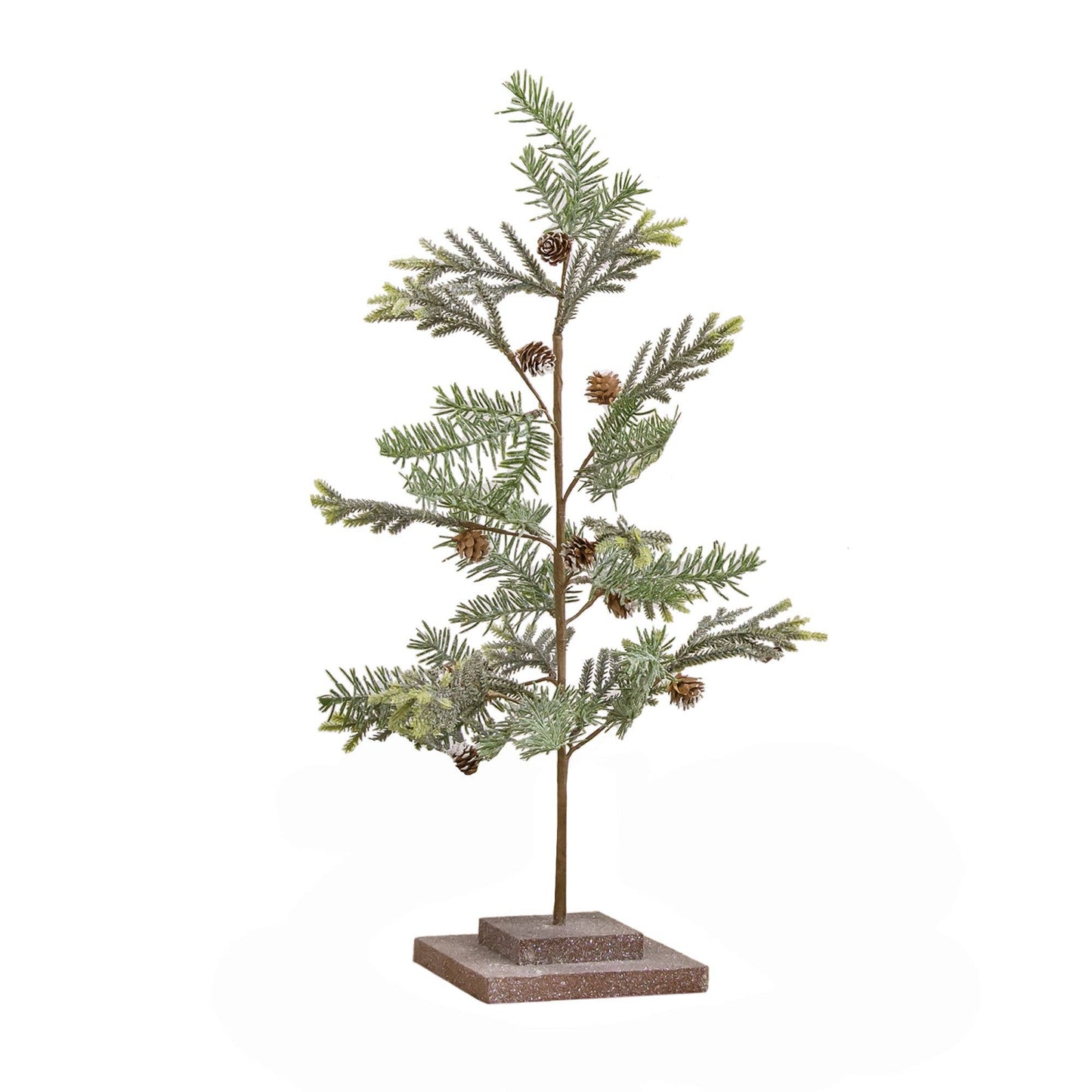 Glittered Tree With Glittered Base 25 Inches