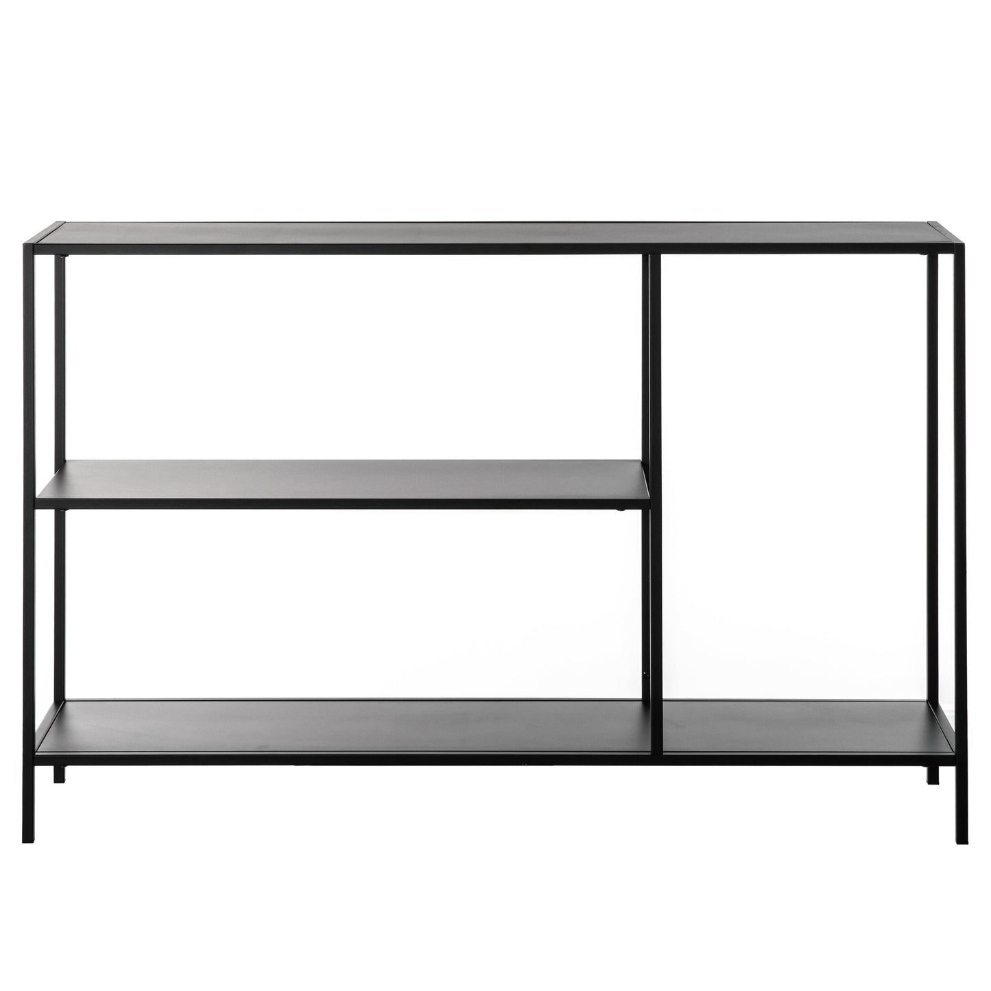 Modern Display Metal Console Table with Open Shelfs, for Din
