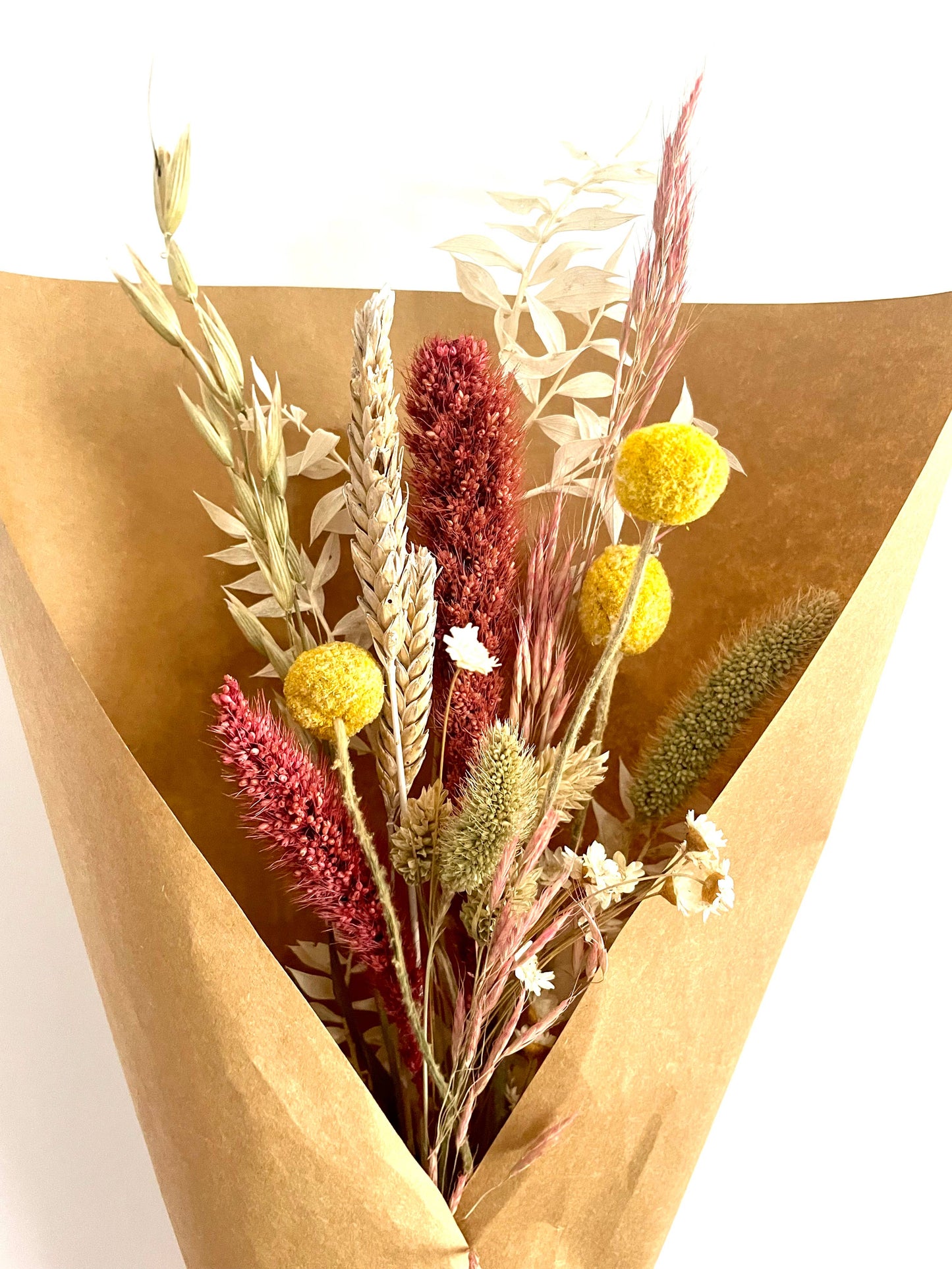 Fall Dried Flowers Arrangement
