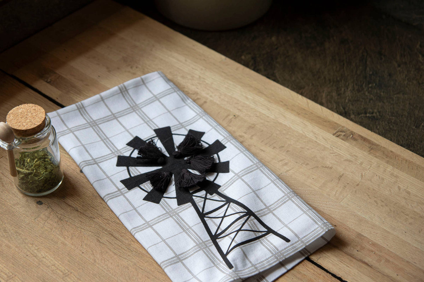 Windmill Tea Towel