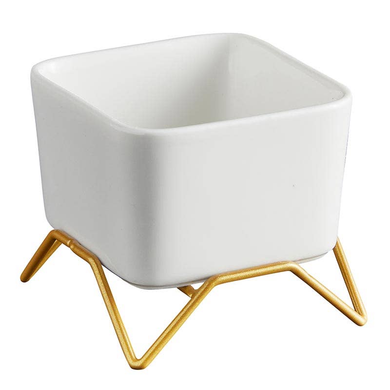 Square Pot With Stand