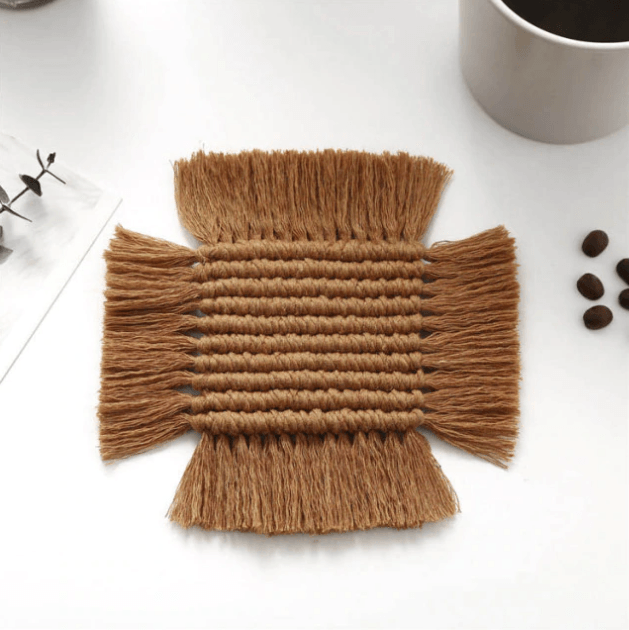 Handmade Macrame Cup Mat