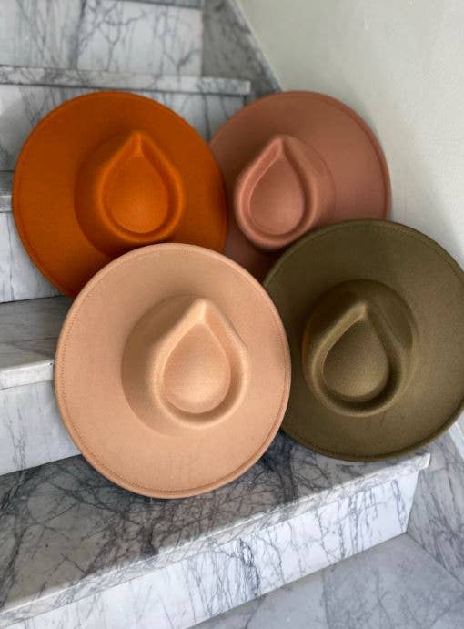 Best Seller! Vegan Felt wide Brim Rancher Hat
