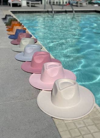 Best Seller! Vegan Felt wide Brim Rancher Hat
