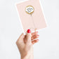 Scratch-off Pink & Gold Balloon - Birthday / Everyday Card