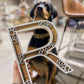 Personalized Floral/Paw Print Letter - 3D