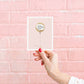 Scratch-off Pink & Gold Balloon - Birthday / Everyday Card
