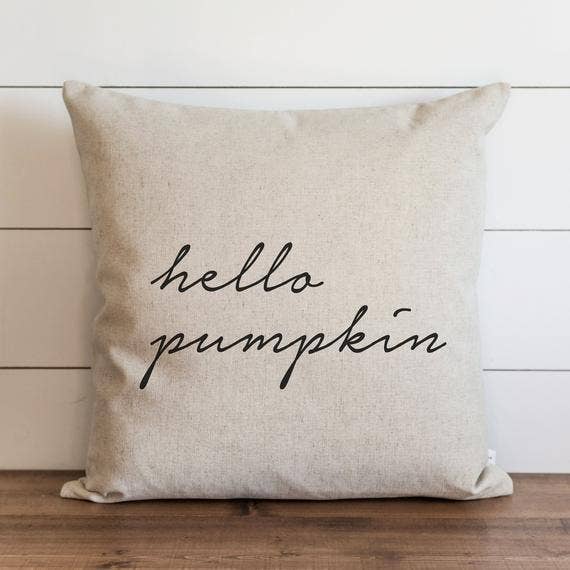 Hello Pumpkin Pillow