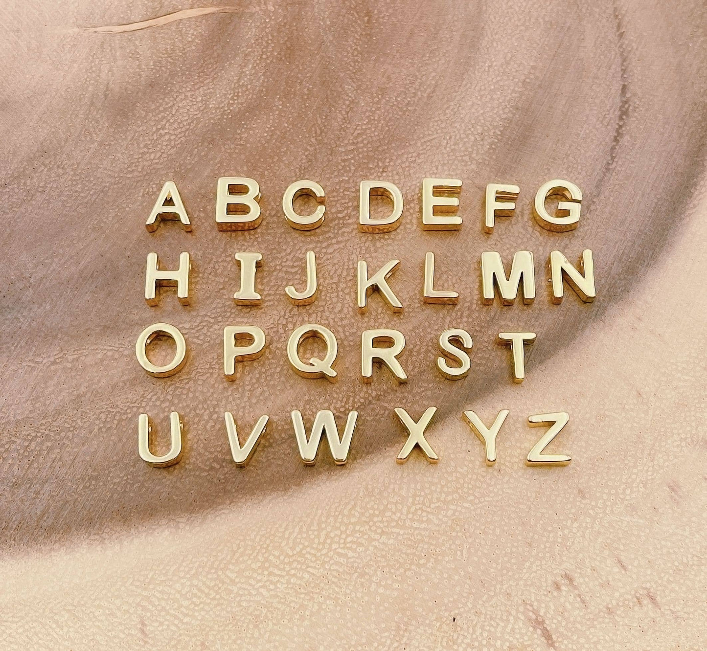 18K Gold Filled Alphabet Letter Initial Monogram CP1219
