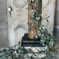 Snowberry Mistletoe Garland | 4' White Berry Holiday Greenery