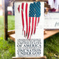 i pledge allegiance to the flag... wood sign
