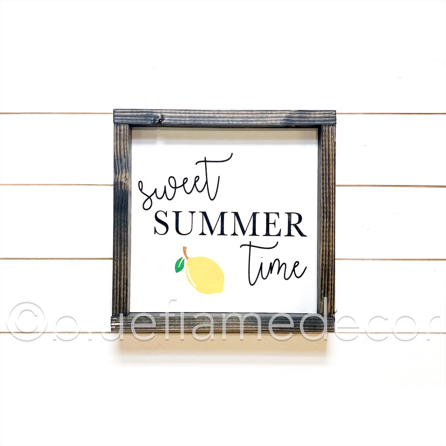 sweet summer time wood sign
