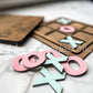 wooden tic-tac-toe game