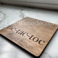 wooden tic-tac-toe game