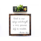 Psalm 46:1(kjv) wood sign