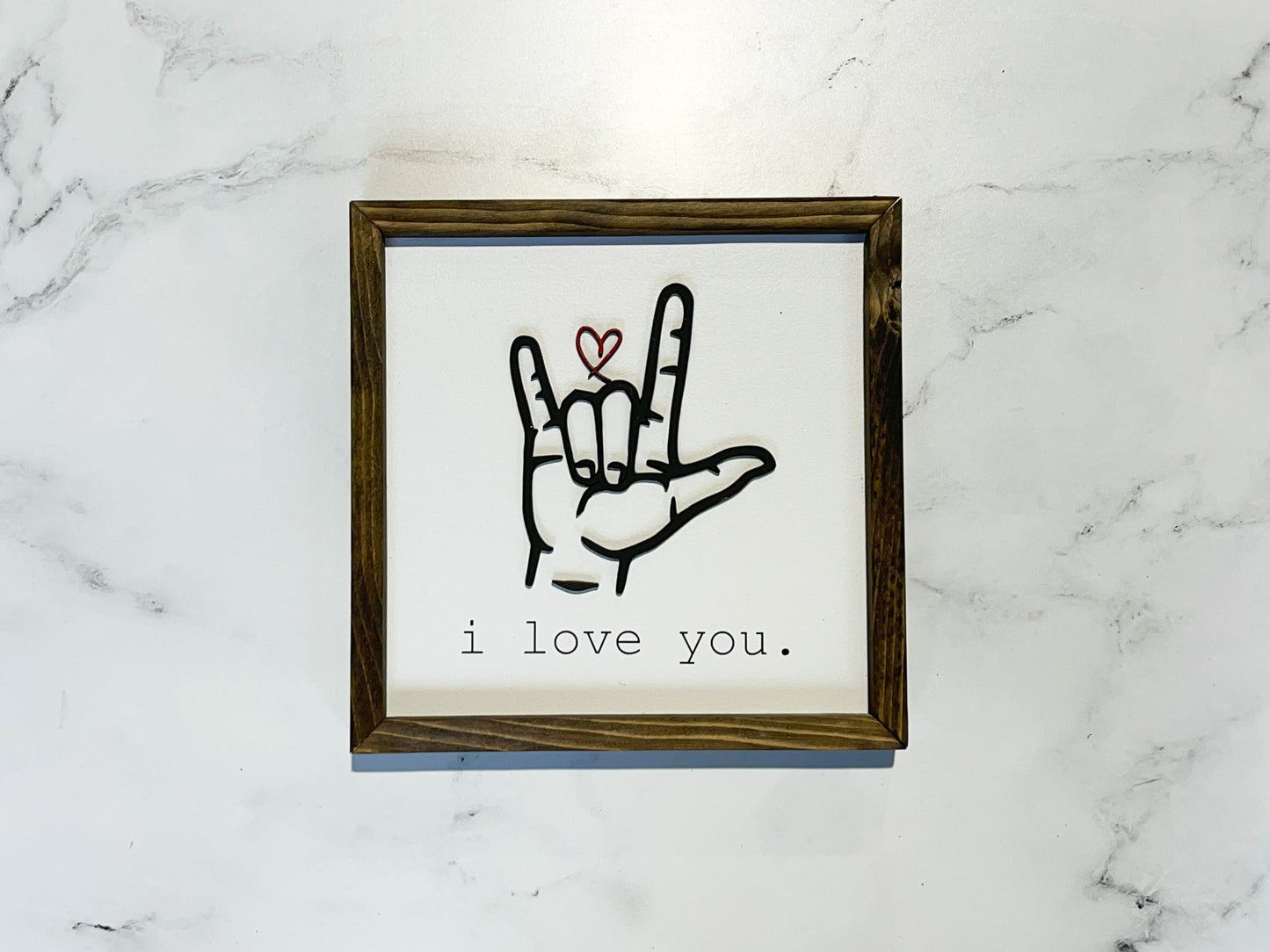 ASL I love you | 12x12